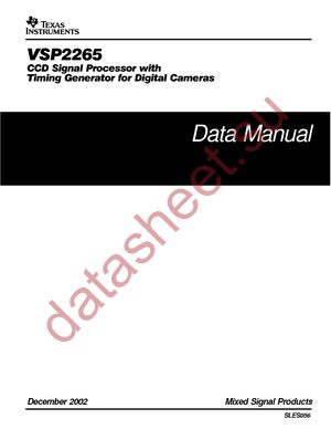 VSP2265GSJ datasheet  